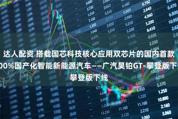 达人配资 搭载国芯科技核心应用双芯片的国内首款100%国产化智能新能源汽车——广汽昊铂GT-攀登版下线